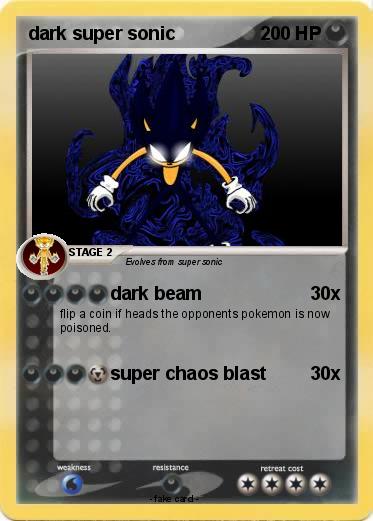 Pokemon dark super sonic