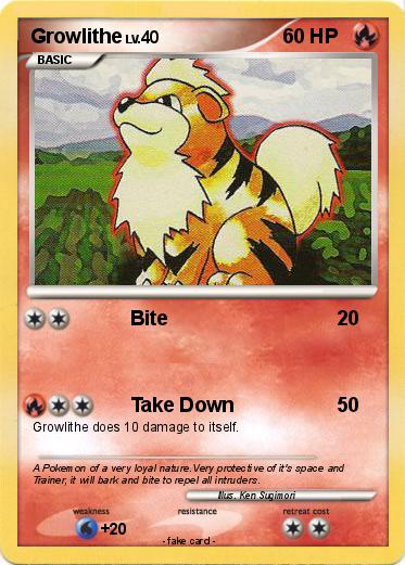 Pokemon Growlithe