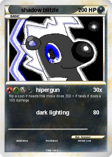 Pokemon shadow blitzle