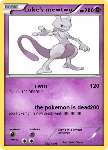 Pokemon Luke's mewtwo