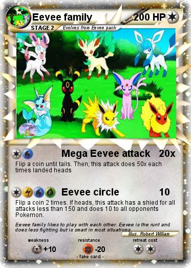 Pokemon Eevee family Pokemon Eevee family