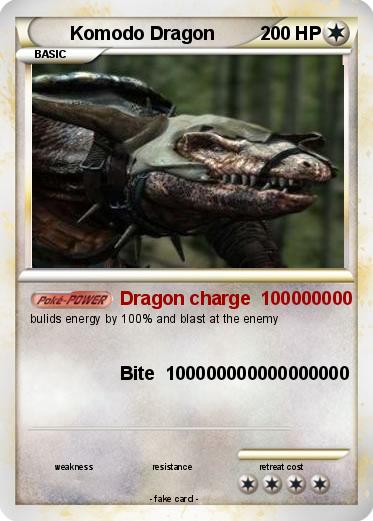 Pokemon Komodo Dragon
