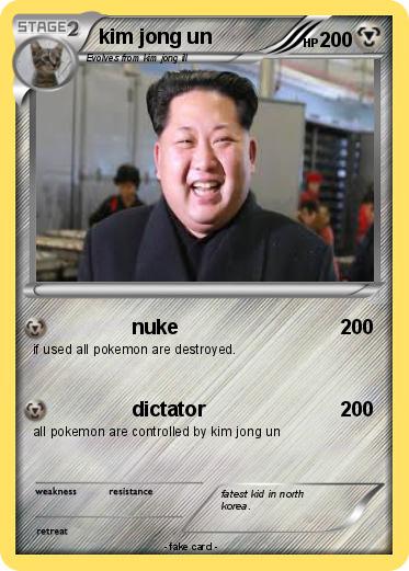 Pokemon kim jong un