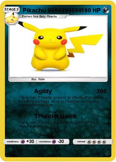 Pokemon Pikachu 9999999999