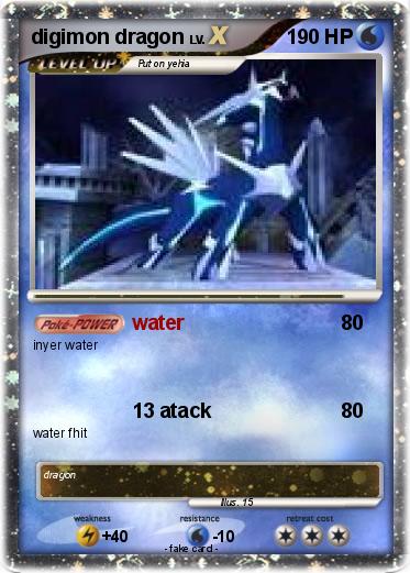 Pokemon digimon dragon