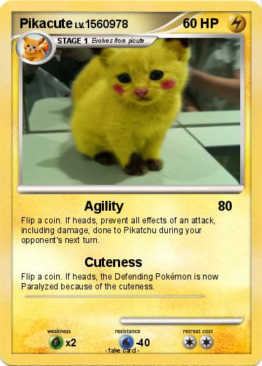 Pokemon Pikacute