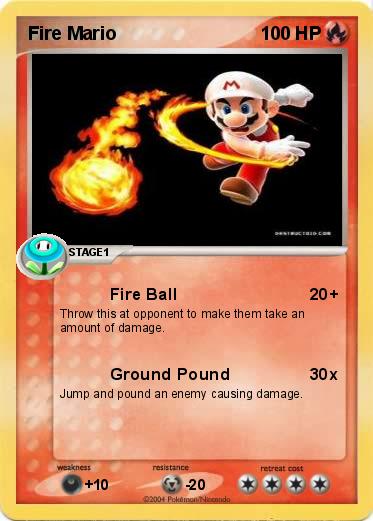 Pokemon Fire Mario