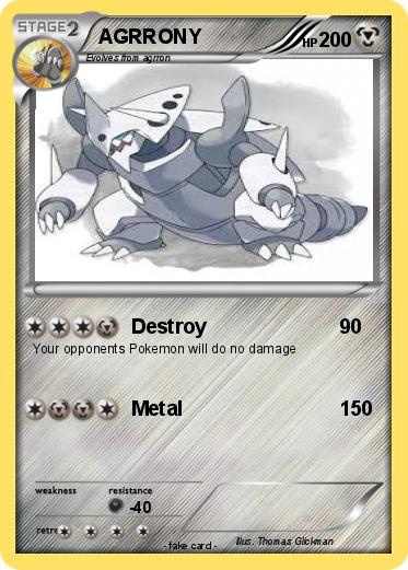 Pokemon AGRRONY