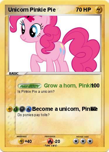 Pokemon Unicorn Pinkie Pie