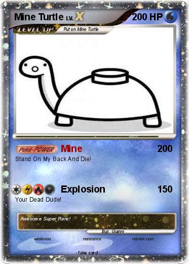 Pokemon Mine Turtle