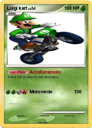Pokemon Luigi kart