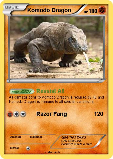 Pokemon Komodo Dragon