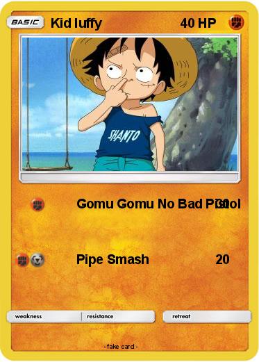 Pokemon Kid luffy