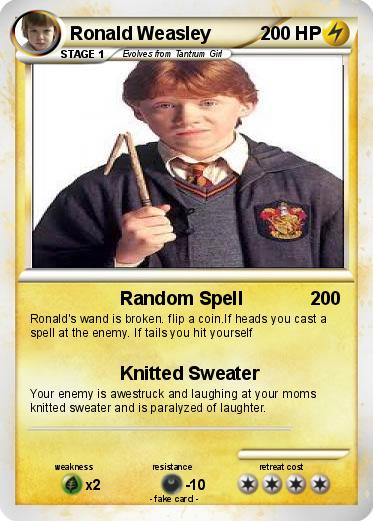 Pokemon Ronald Weasley