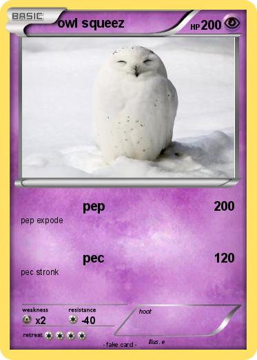 Pokemon owl squeez