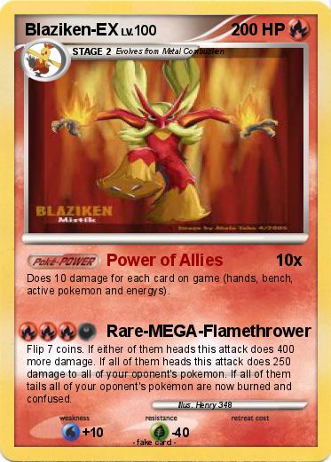 Pokemon Blaziken-EX