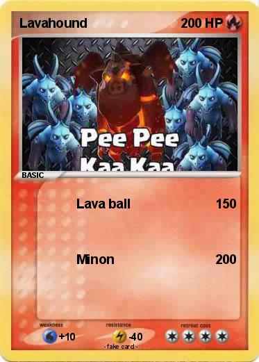 Pokemon Lavahound