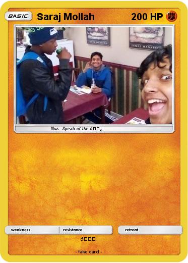 Pokemon Saraj Mollah