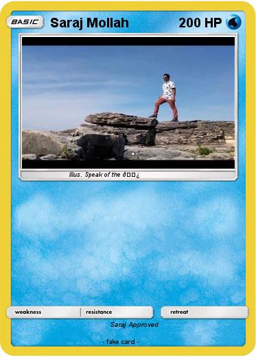 Pokemon Saraj Mollah
