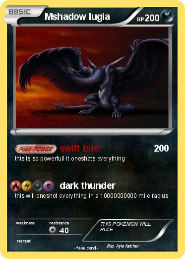 Pokemon Mshadow lugia