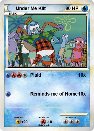 Pokemon Under Me Kilt