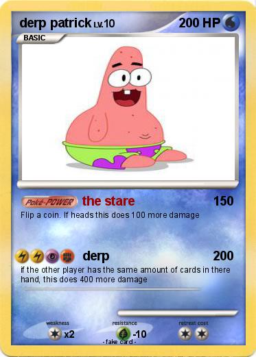 Pokemon derp patrick