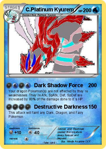 Pokemon C.Platinum Kyurem