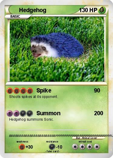 Pokemon Hedgehog