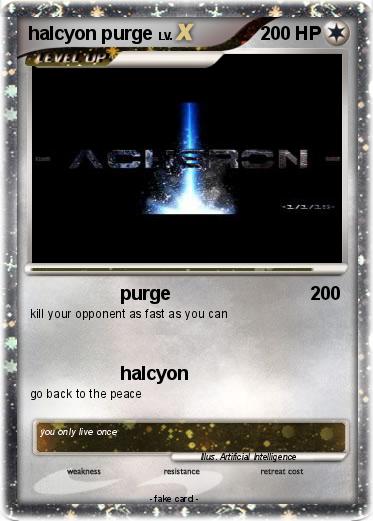 Pokemon halcyon purge