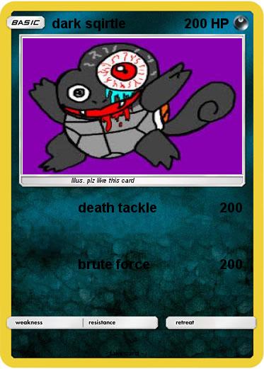 Pokemon dark sqirtle