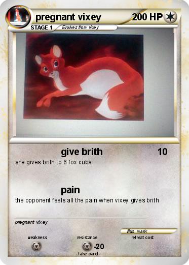 Pokemon pregnant vixey