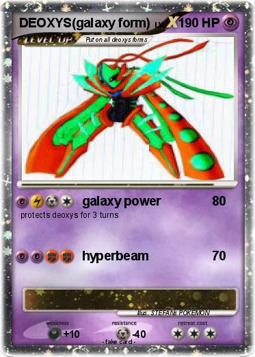 Pokemon DEOXYS(galaxy form)