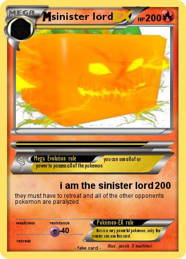 Pokemon sinister lord