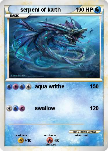 Pokemon serpent of karth