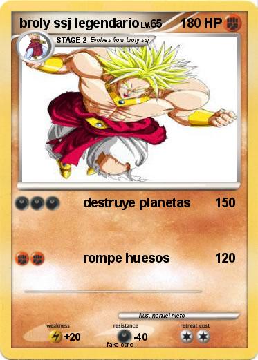 Pokemon broly ssj legendario