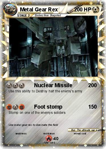 Pokemon Metal Gear Rex