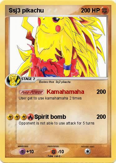 Pokemon Ssj3 pikachu