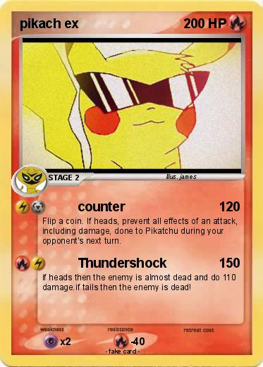 Pokemon pikach ex