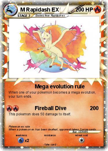Pokemon M Rapidash EX