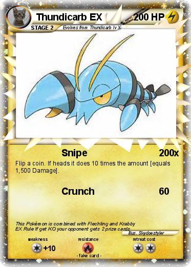 Pokemon Thundicarb EX