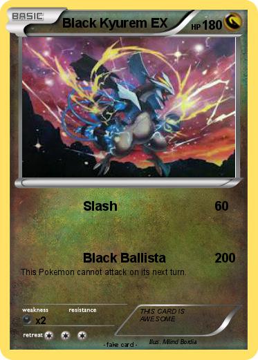 Pokemon Black Kyurem EX