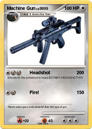 Pokemon Machine Gun