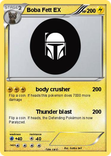 Pokemon Boba Fett EX