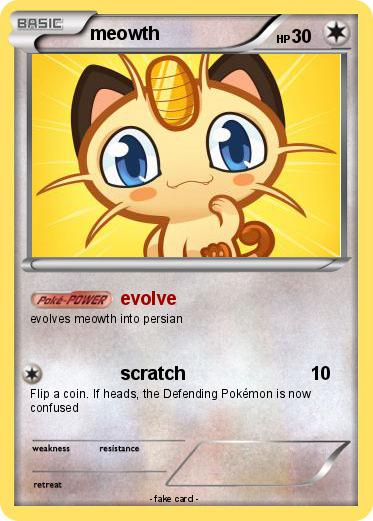 Pokemon meowth