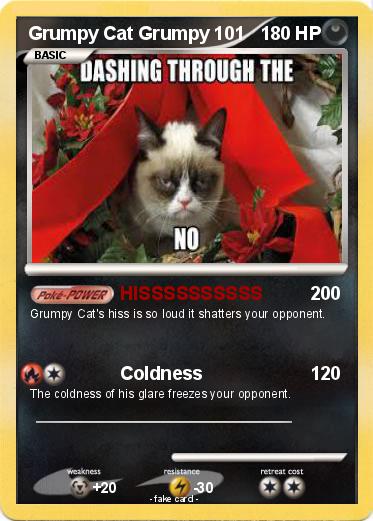Pokemon Grumpy Cat Grumpy 101
