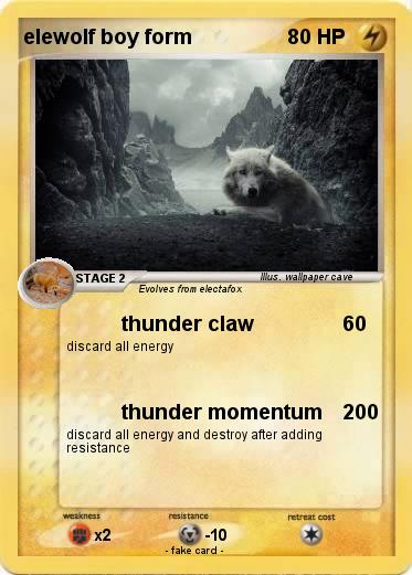 Pokemon elewolf boy form