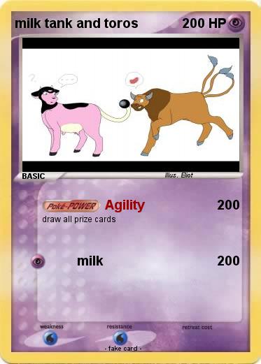 Pokemon milk tank and toros