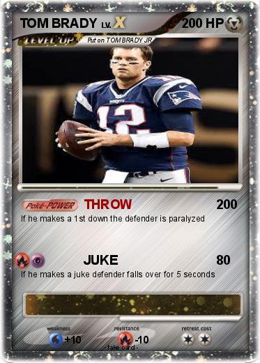 Pokemon TOM BRADY
