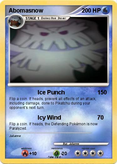 Pokemon Abomasnow