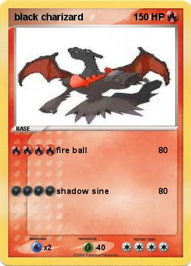 Pokemon black charizard